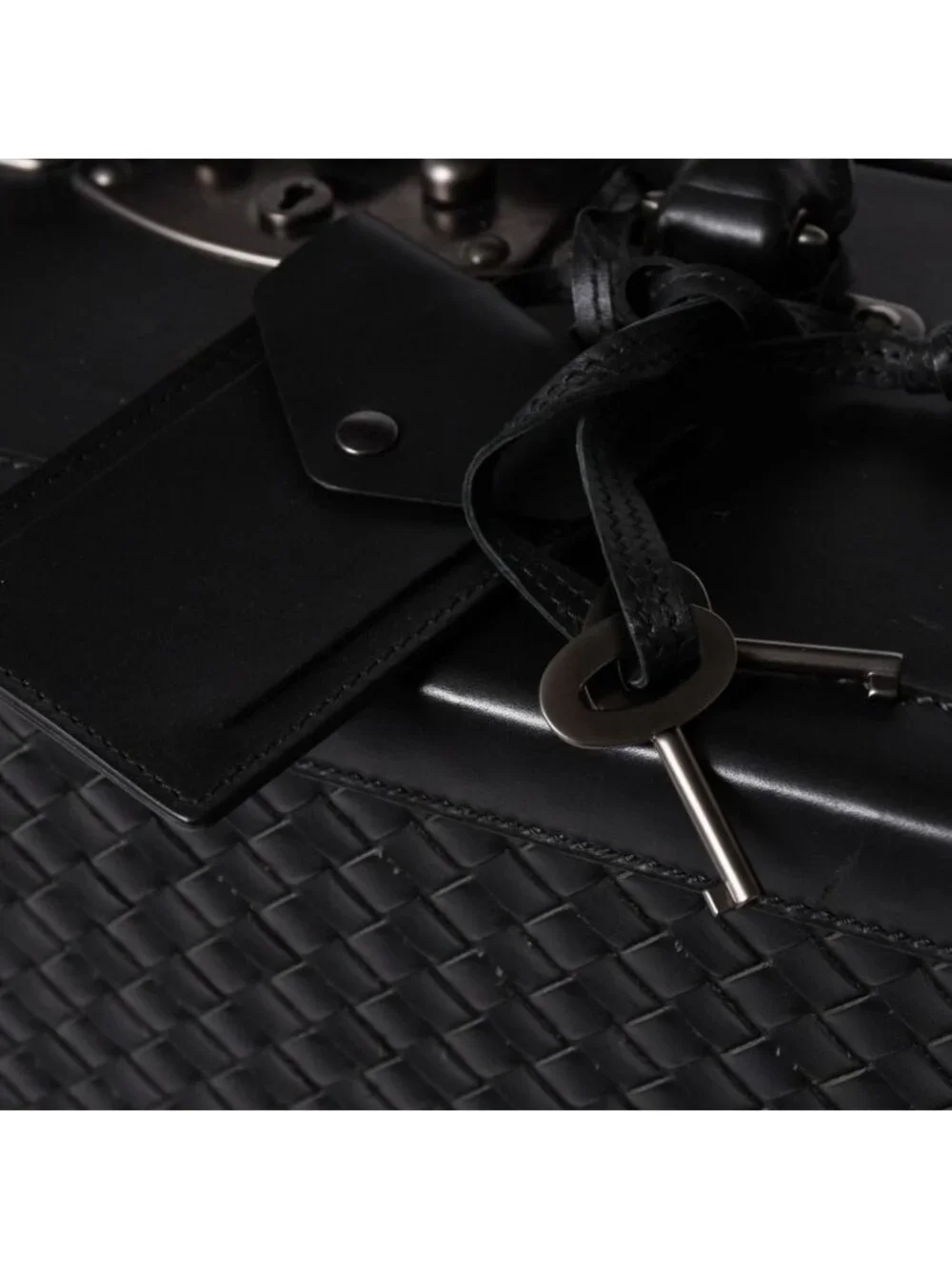 Bottega Veneta Hard Trunk Bag Black